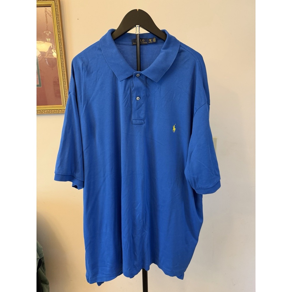 Polo Ralph Lauren, Men's Polo, Blue, Size 3XB